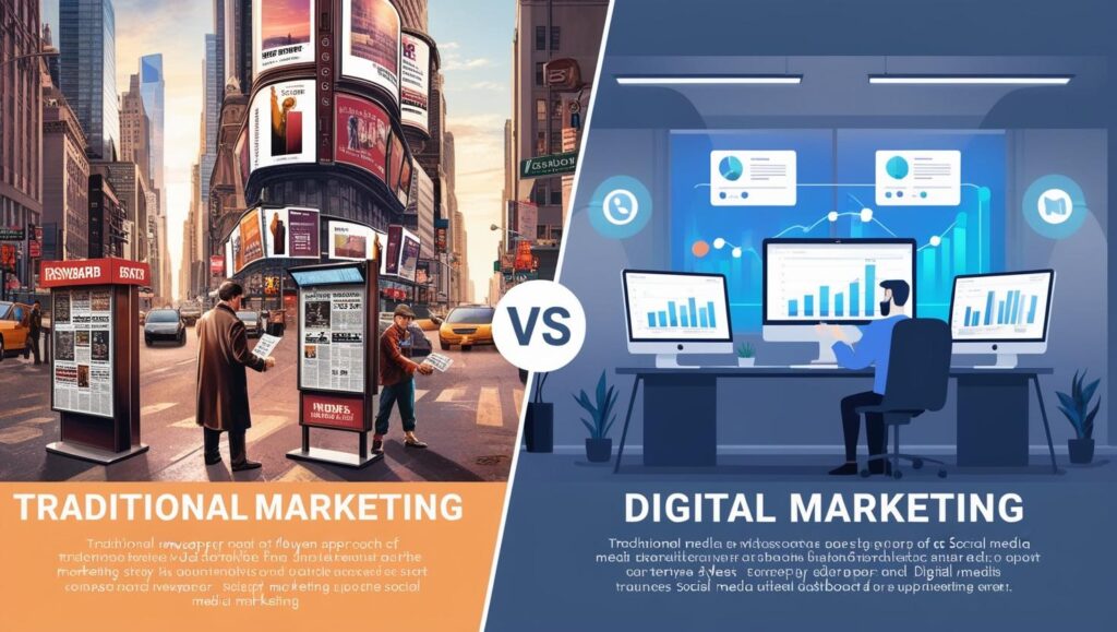 Traditional Marketing vs. Digital Marketing: Which One is Right for Your Business?